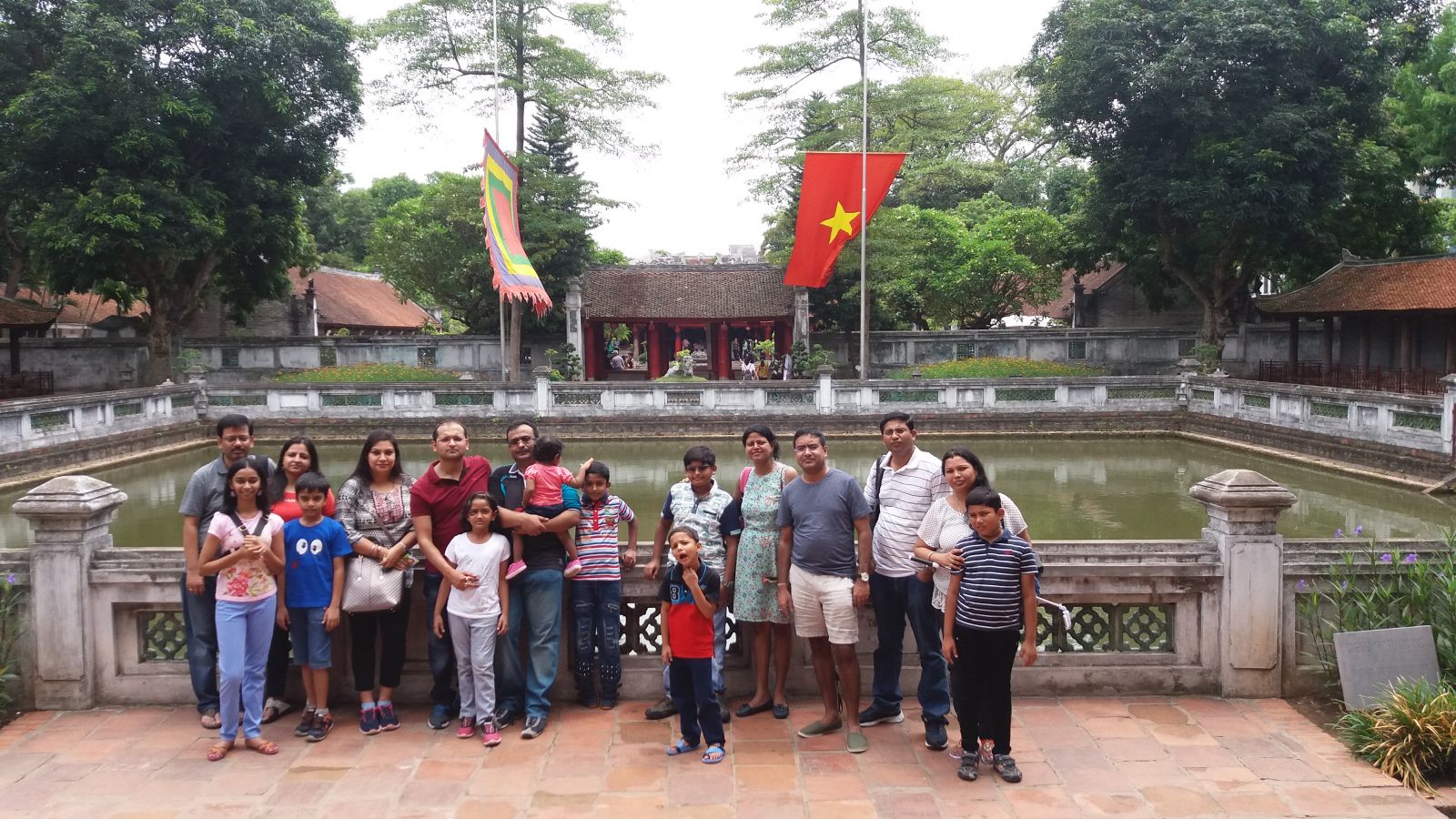 Vetnam Family Trip to temple of literature