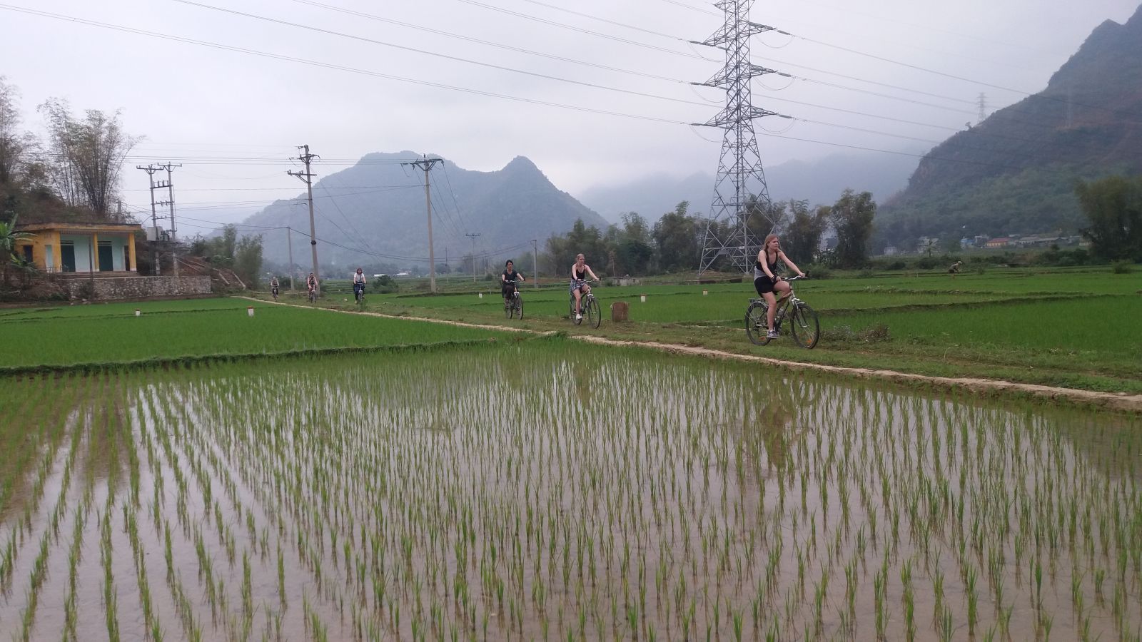 Biking in Mai Chau