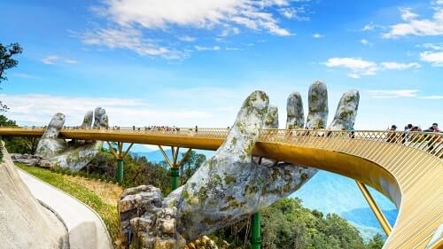 The Majestic Beauty of Golden Bridge Vietnam: A Must-See Attraction in Da Nang City