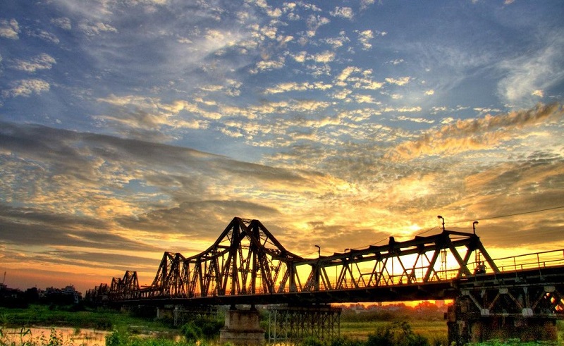 Long bien bridge- Hanoi
