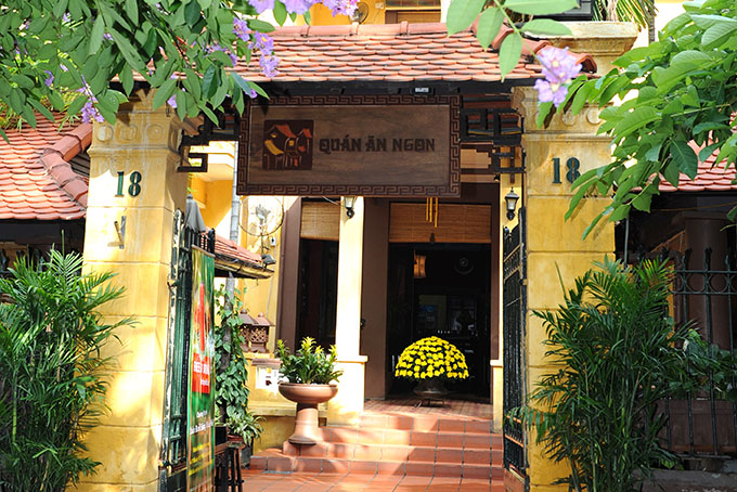 Quan Ngon Hanoi restaurant