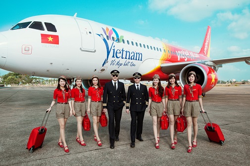 Air ticket booking with Vietjetair