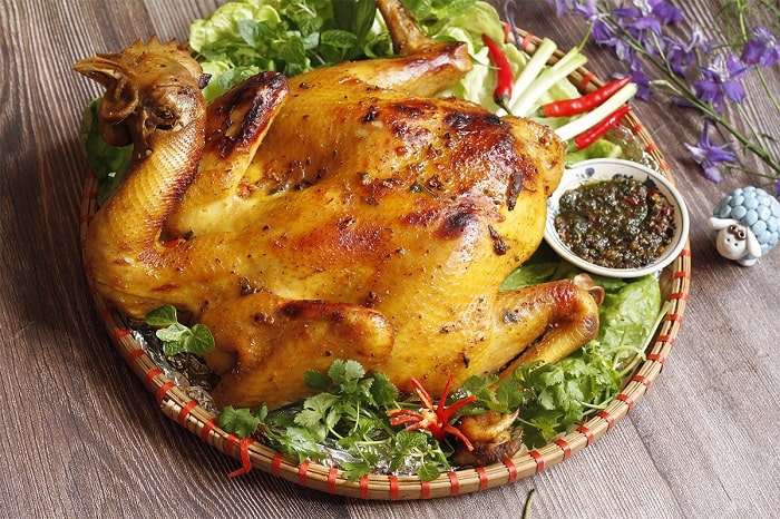 Chicken roasted