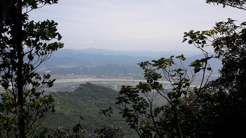 The view of Da river from Ba Vi mountains