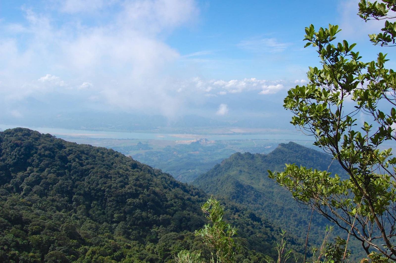 View to Da river & its lowlands from the King Peaks