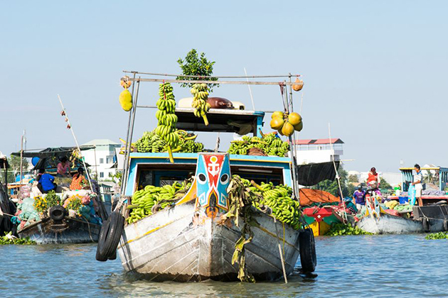 Mekong delta - floating market