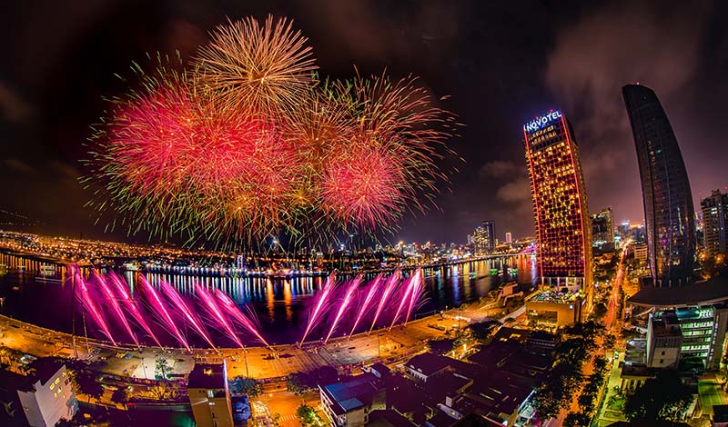 Fire work Da Nang