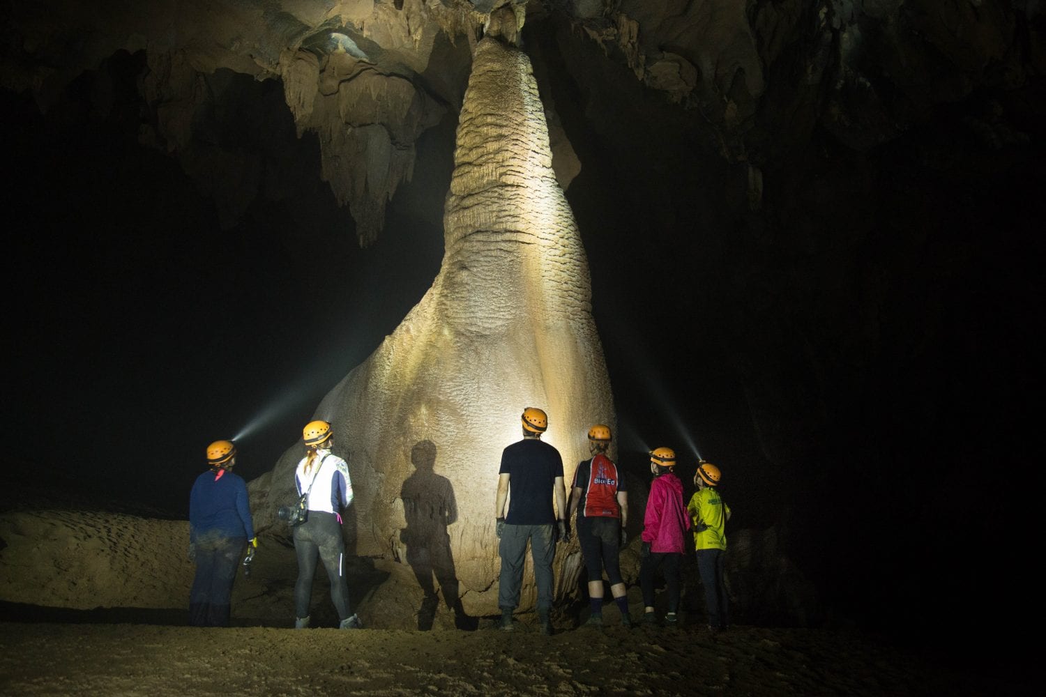 Caving exploration in Phong Nha