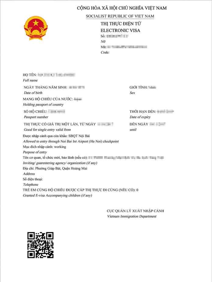 Letter of VOA