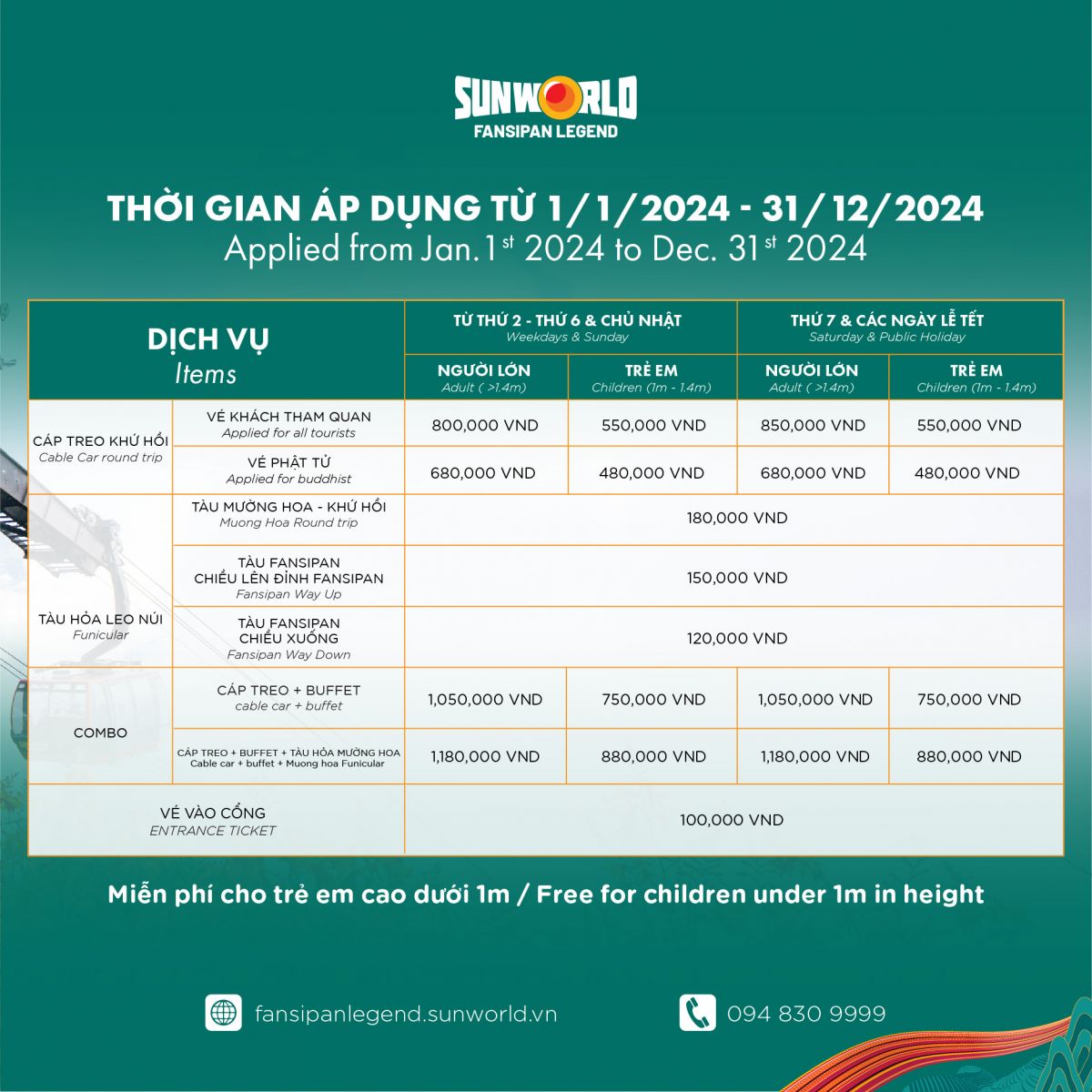 tickets to Fansipan by cable car
