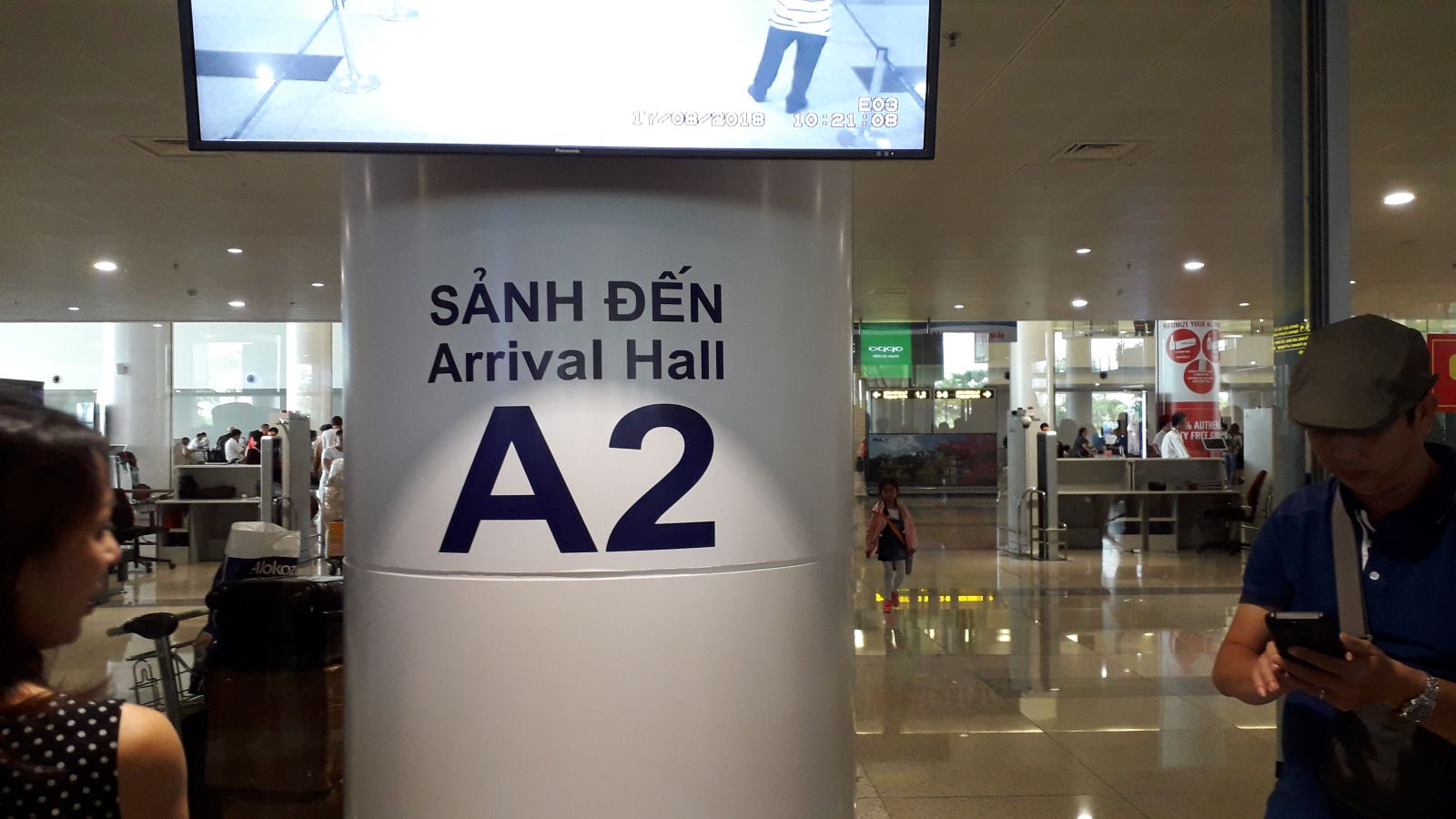 Hanoi airport's indoor terminal