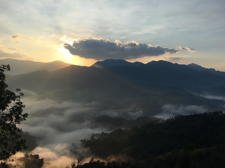 beautiful view from Ban Luoc homestay