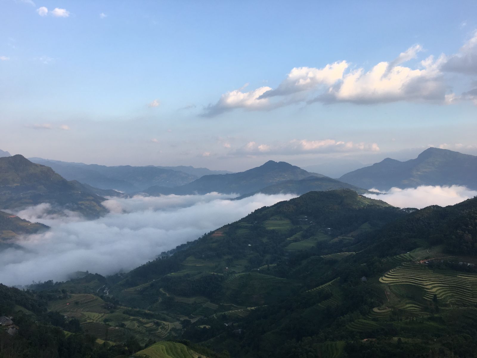 Hoang Su Phi clouds in morning