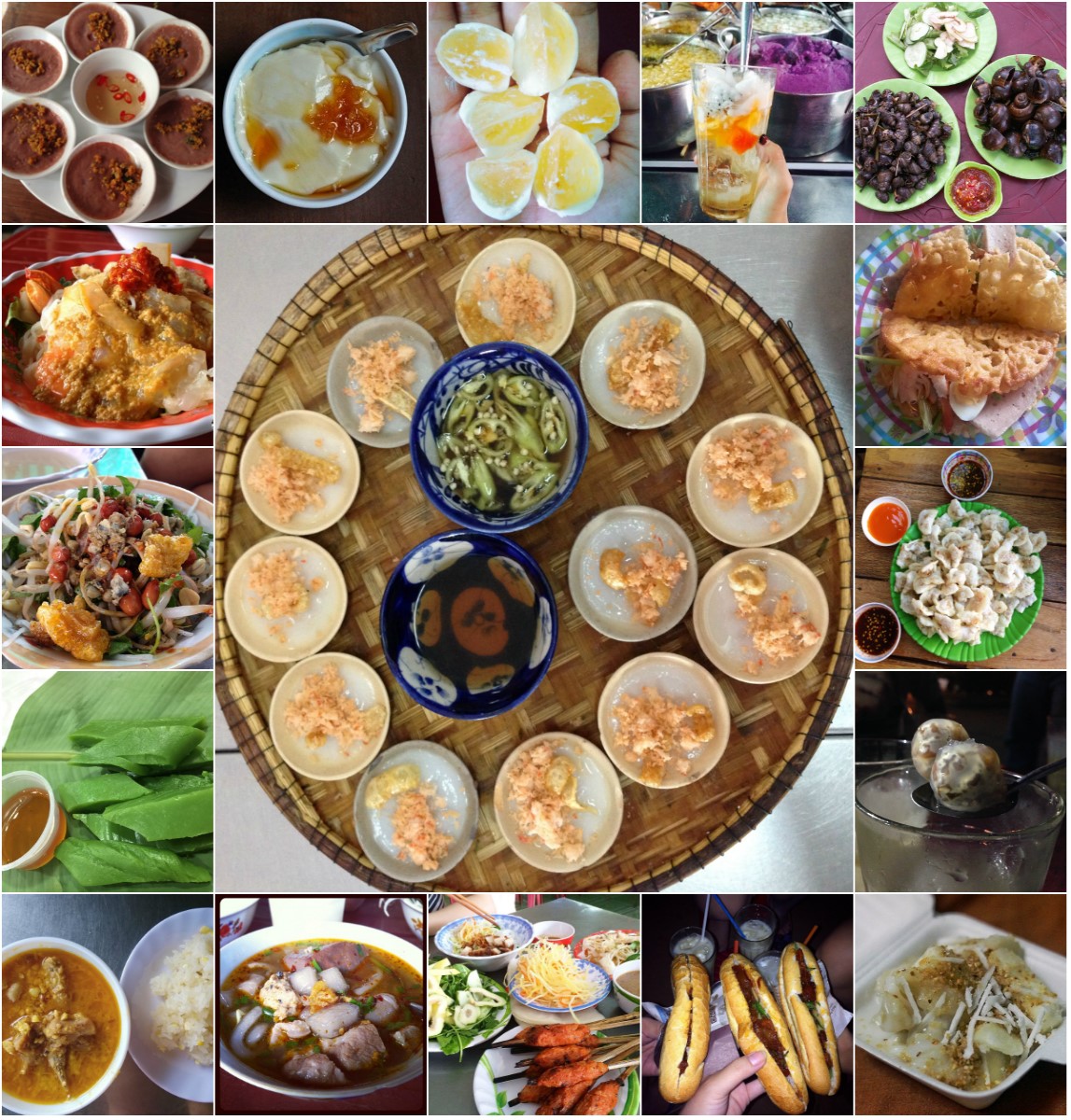 Hue cuisine Dong Ba market