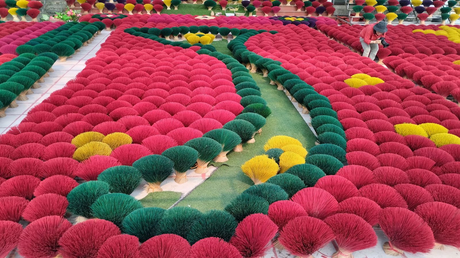 Vietnam Map at Incense village