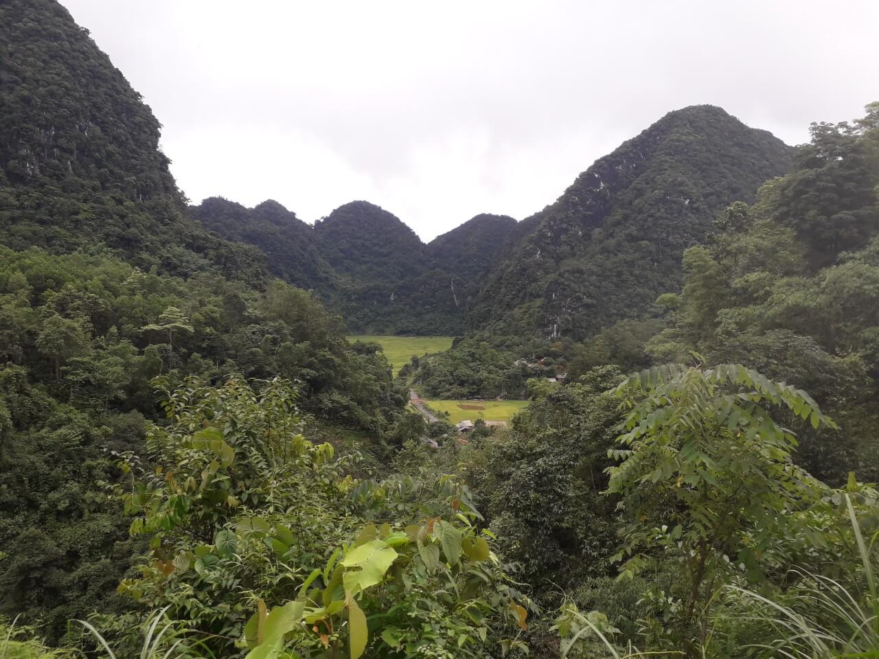 Kho Muong village - view from the top