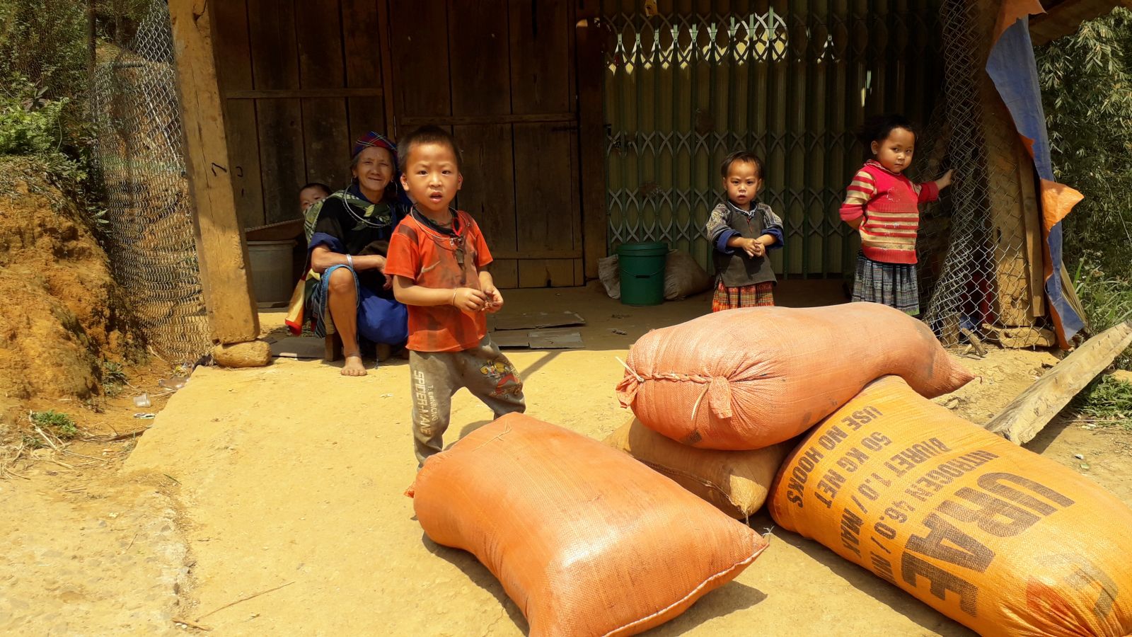 Local people in La Pa Tan village