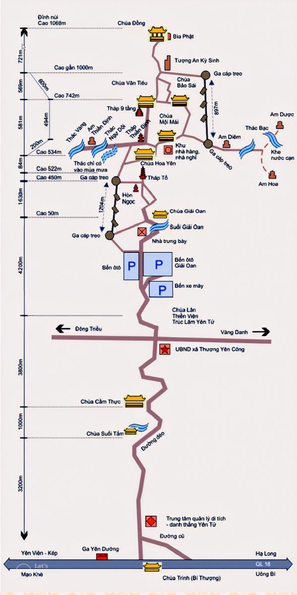Map Yen Tu