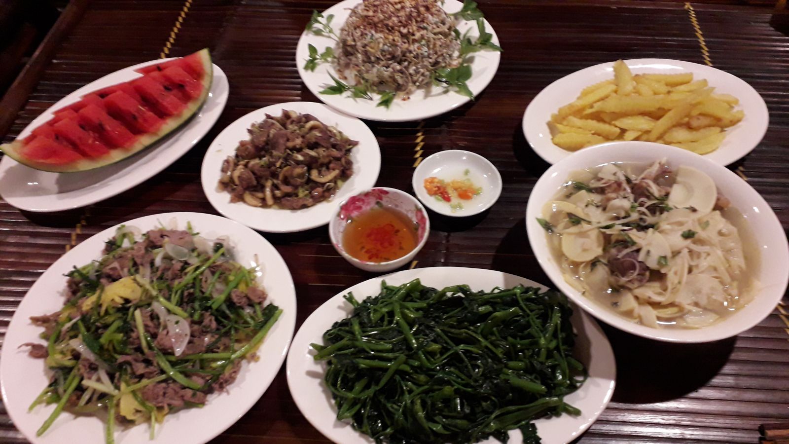 Meals in homestay