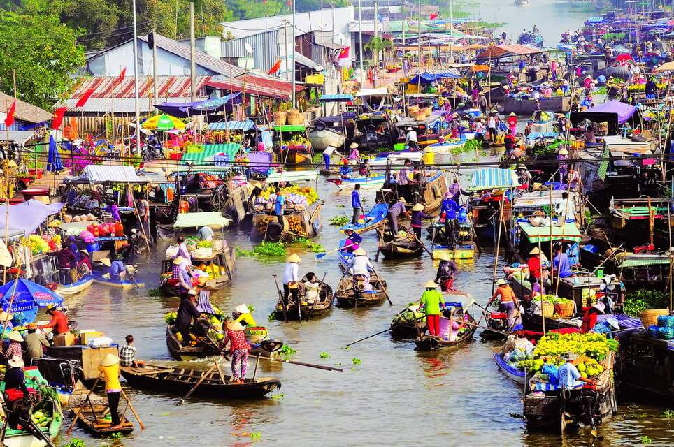 Cai Rang market - Mekong delta