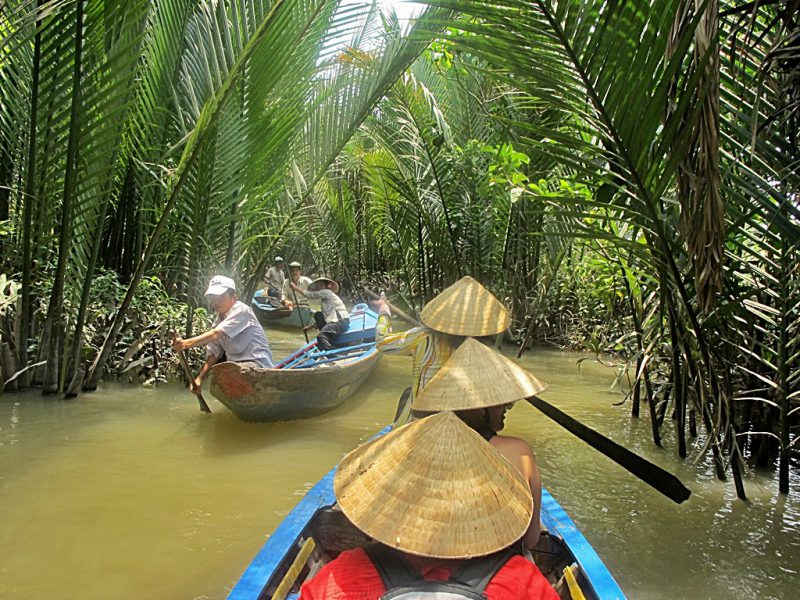 Boat ride along canals