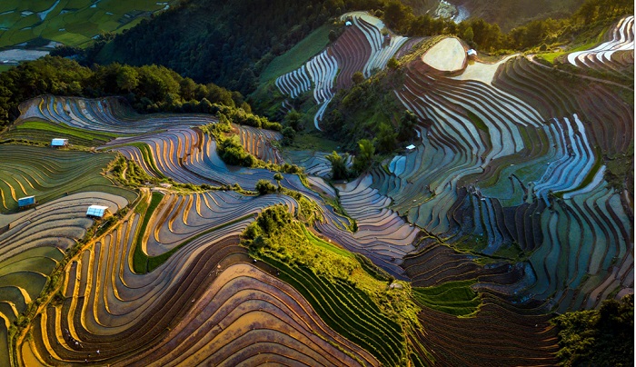 Ideal time to visit Mu Cang Chai - falling water time