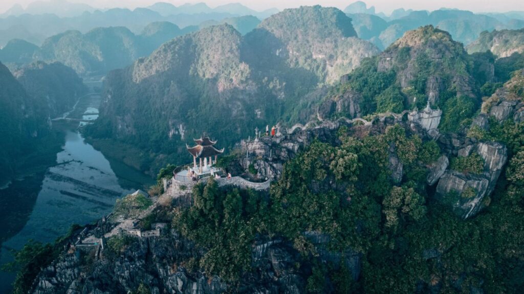 Scenic Ninh Binh Escape : Trang An Boat Ride & Mua Cave Trek