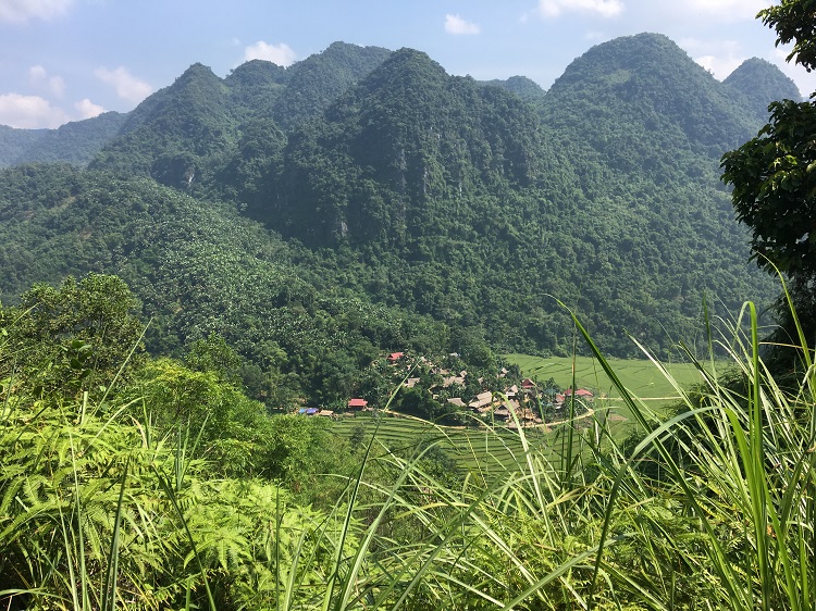 Mountain view from the trek