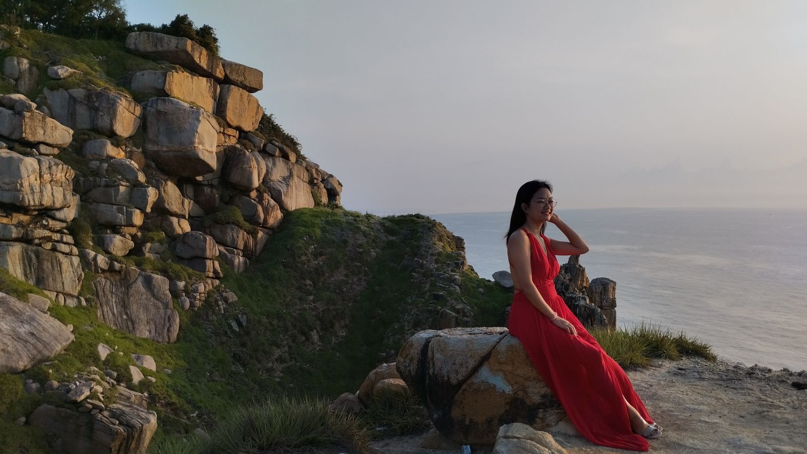 Take picture at Rang Dong cape