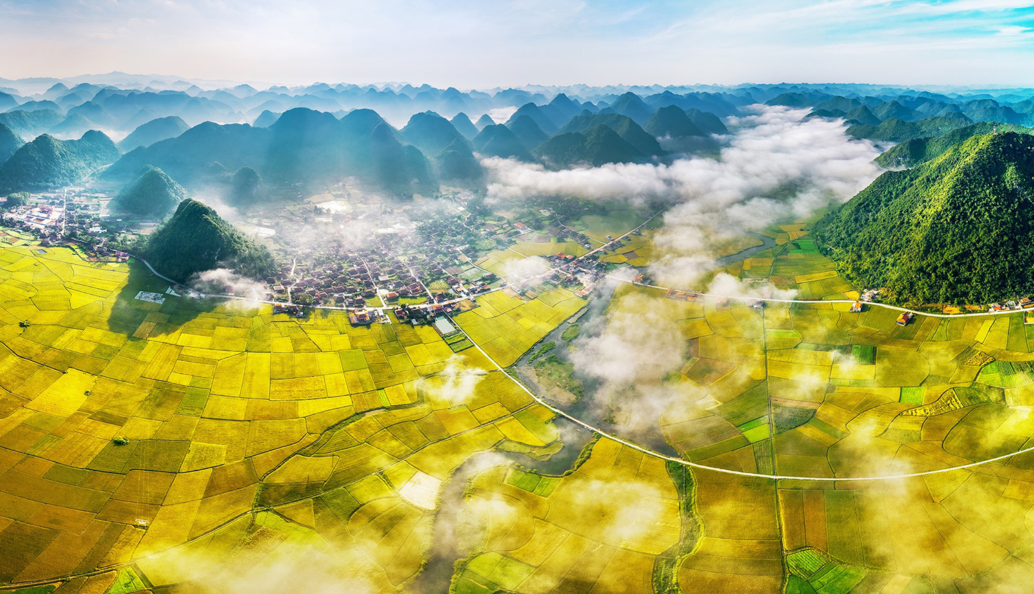 Bac Son valley landscapes