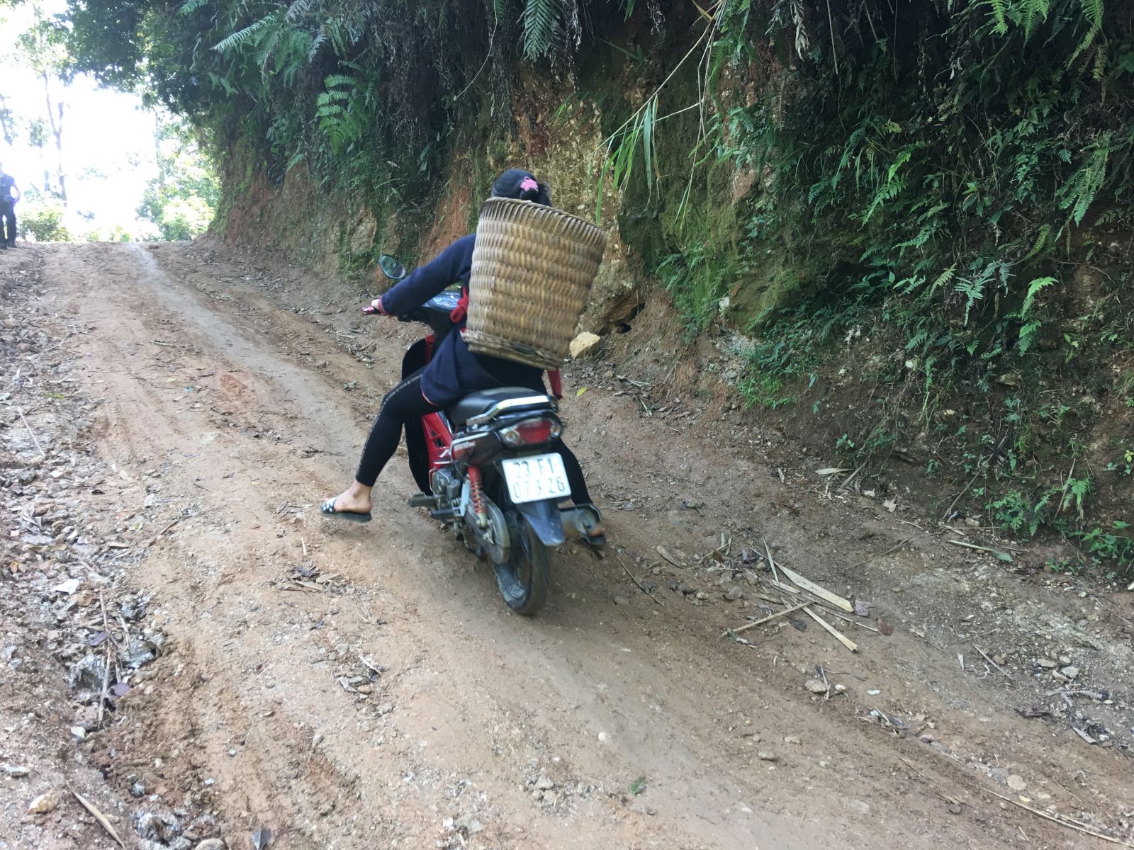 Bad roads in Hoang Su Phi