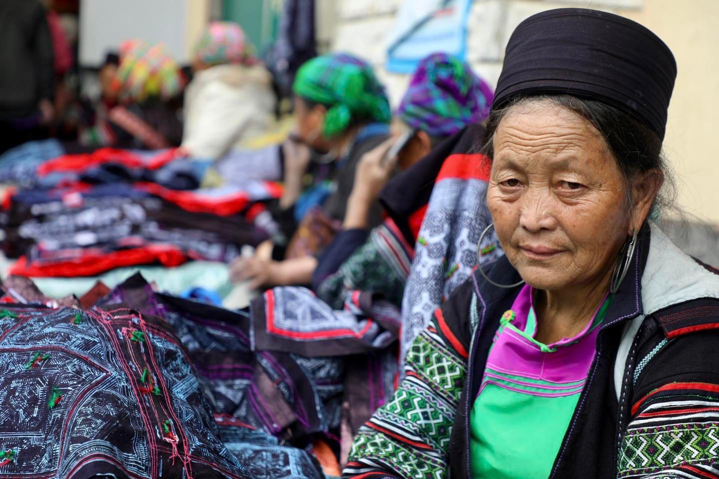 Sapa Market in the town of Sapa