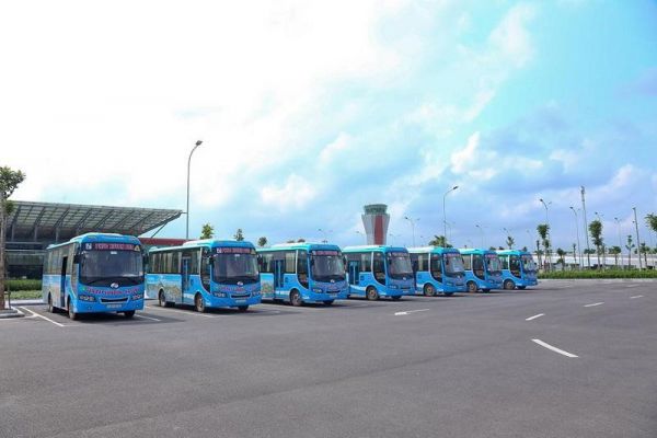 Shuttle bus Van Don to Halong city