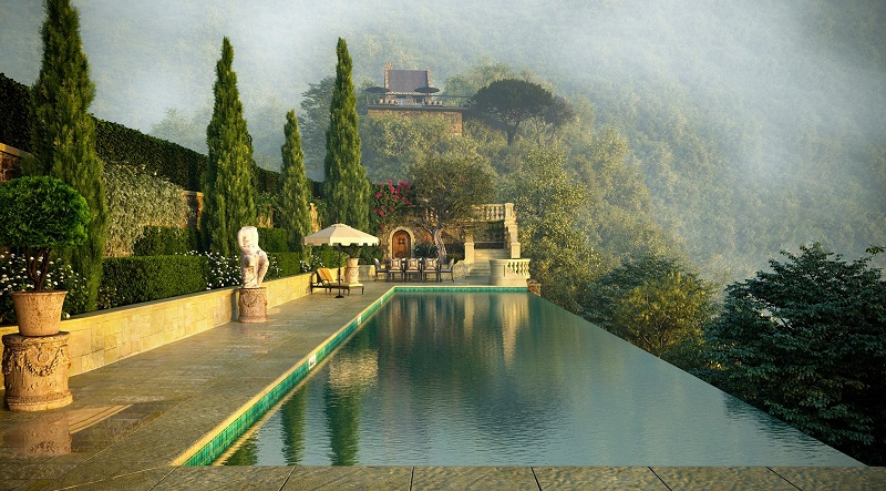 Castle Tam Dao's swimming pool
