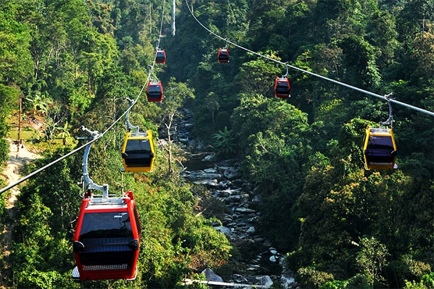 Tay Thien Pagoda cable car