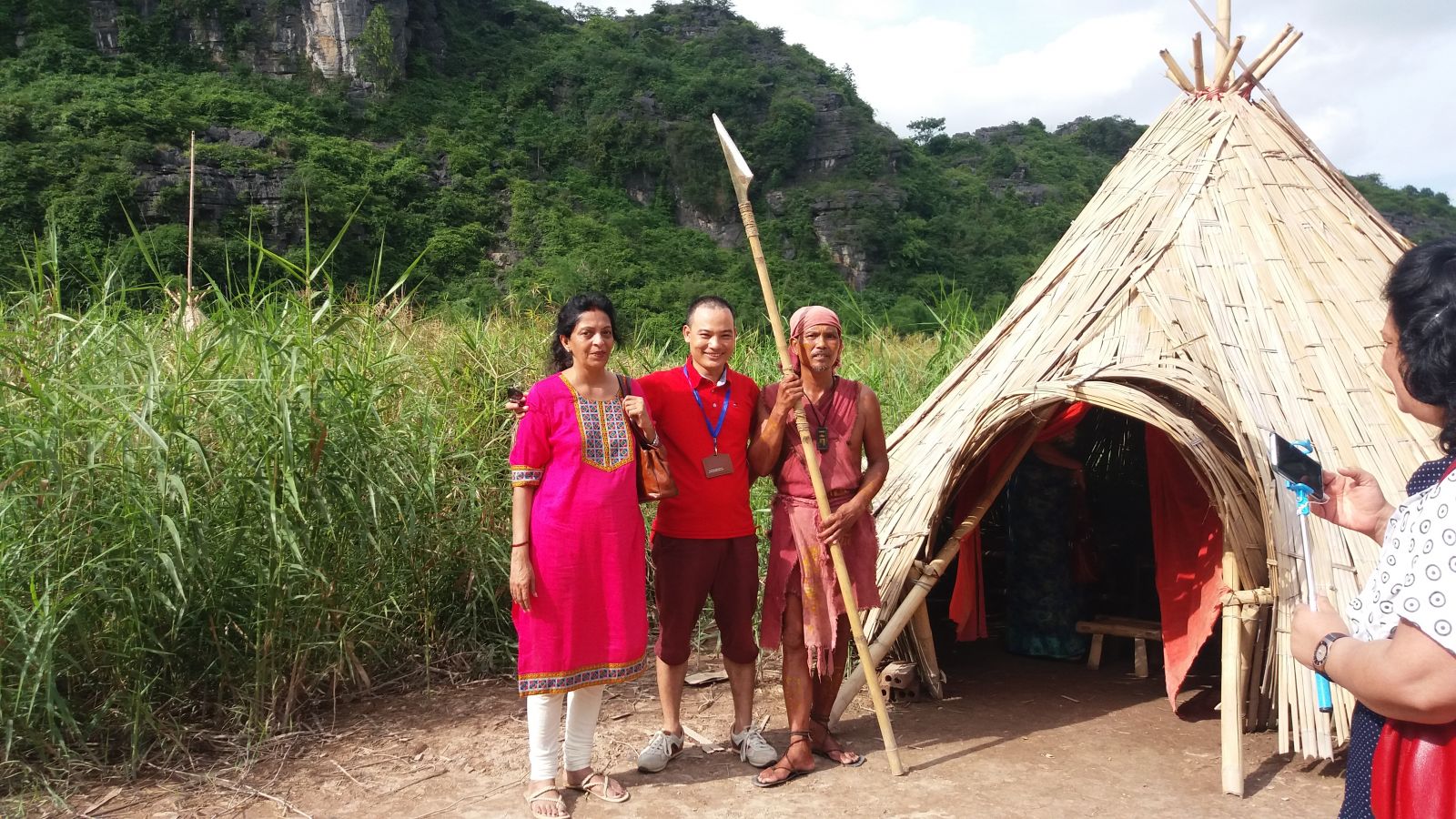 Trang An tour- village