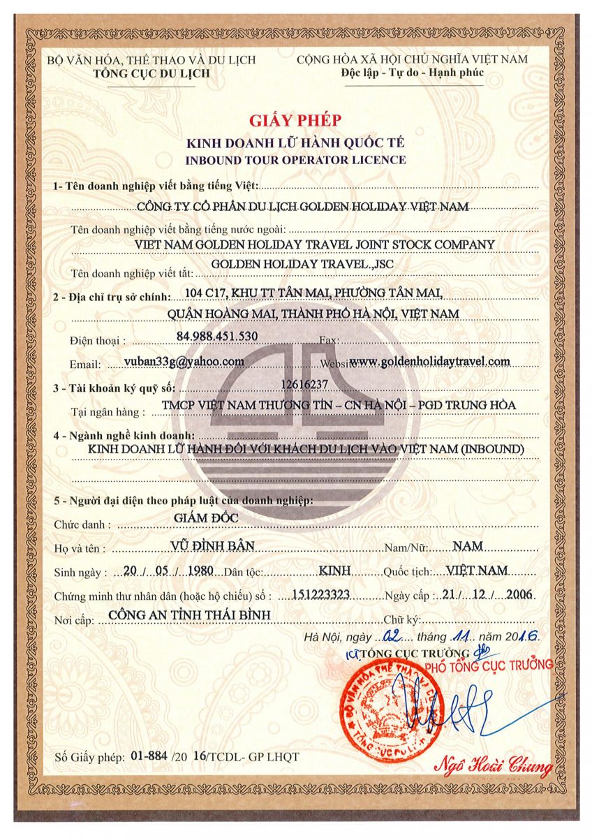Travel license