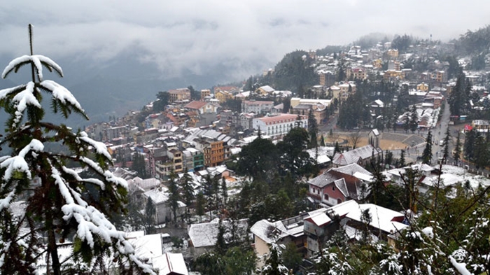 Vietnam climate & weather-Sapa snow