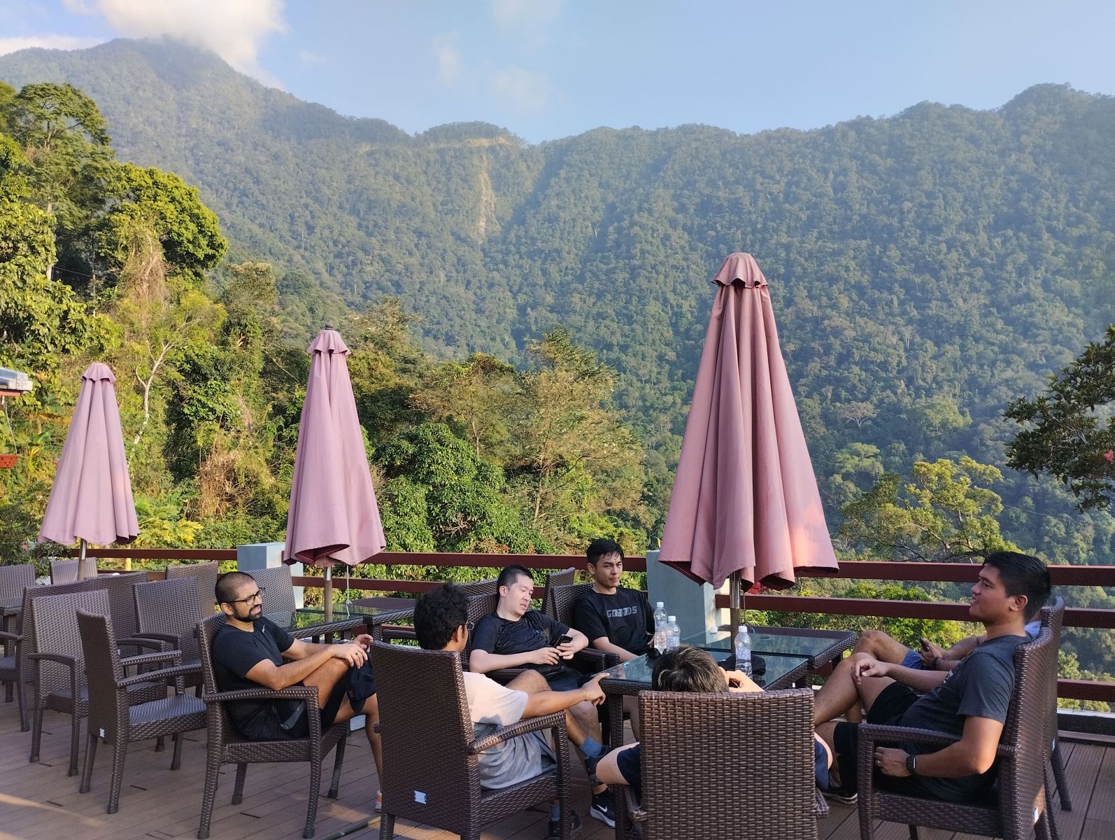 Moutain view at Tay Thien Pagoda