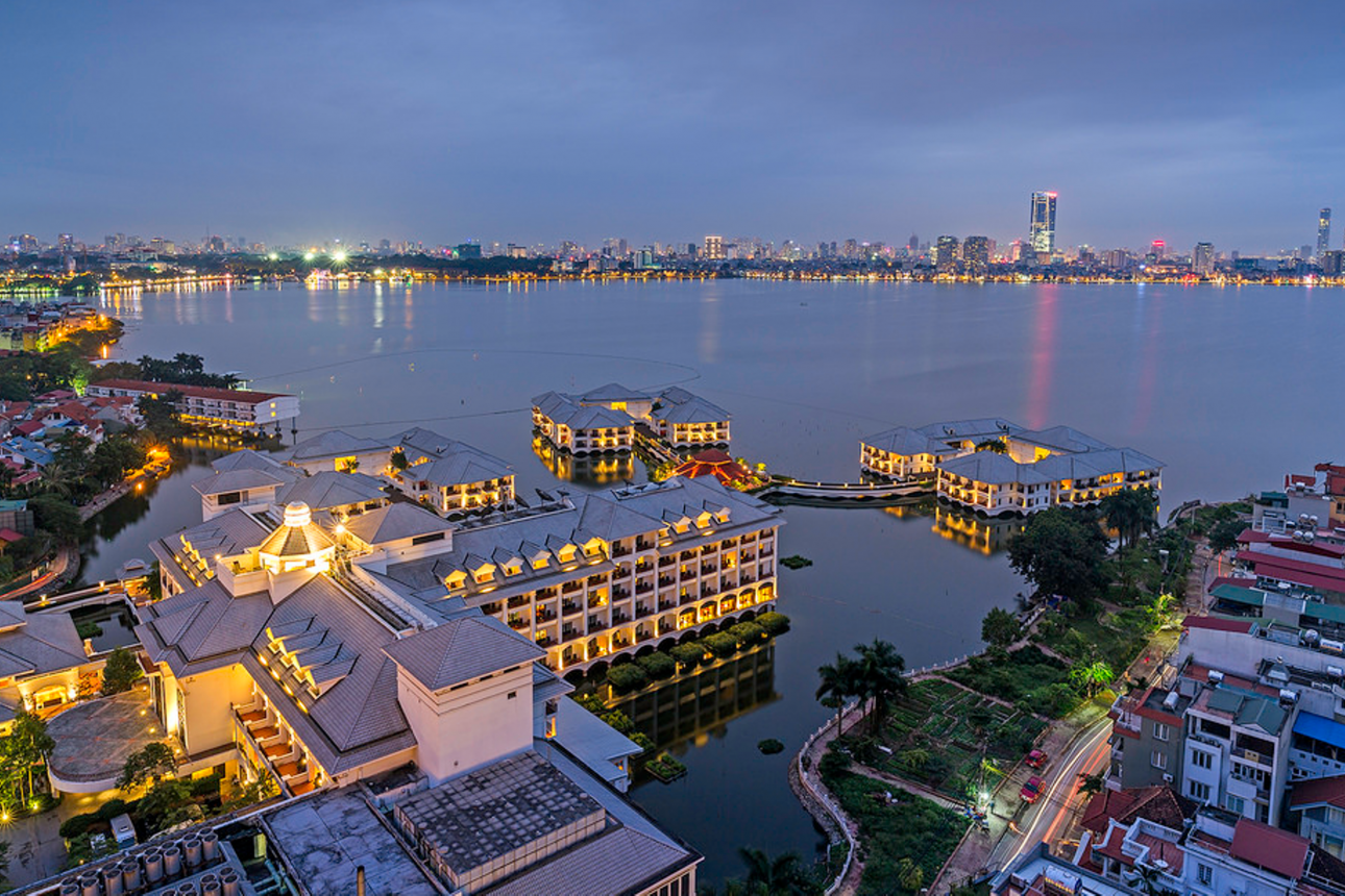 West Lake Hanoi city
