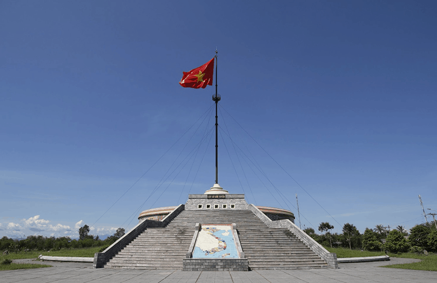the flag pole