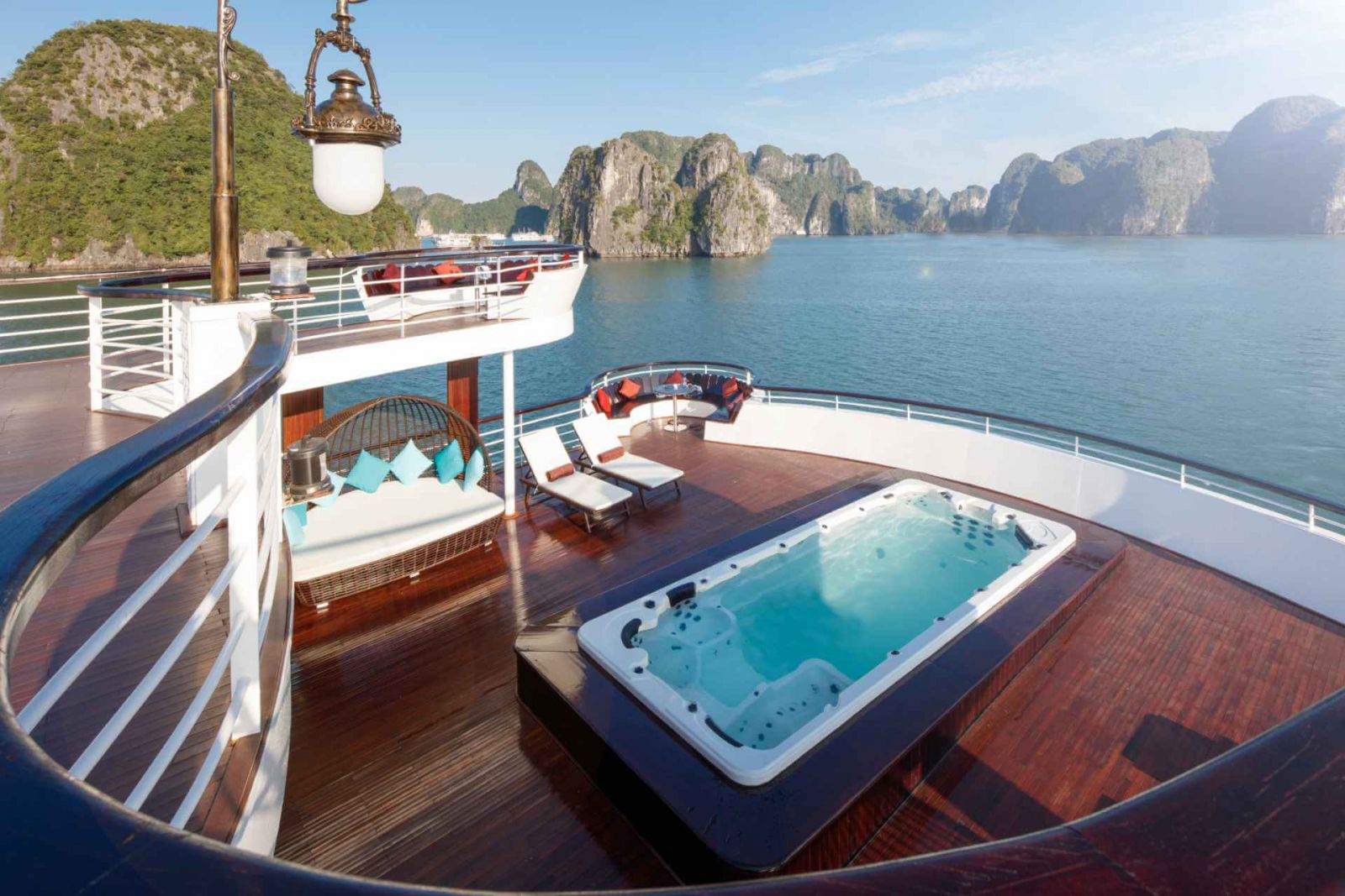 Halong bay swimming pool