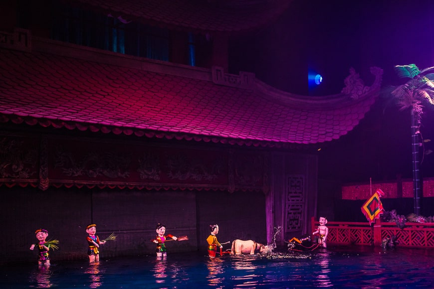 Water Puppet show - cultural show of Vietnam