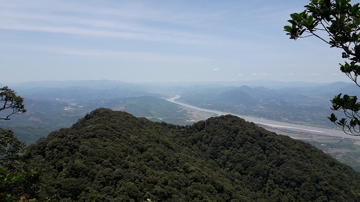 The view of surrounding area from Ba Vi mountain