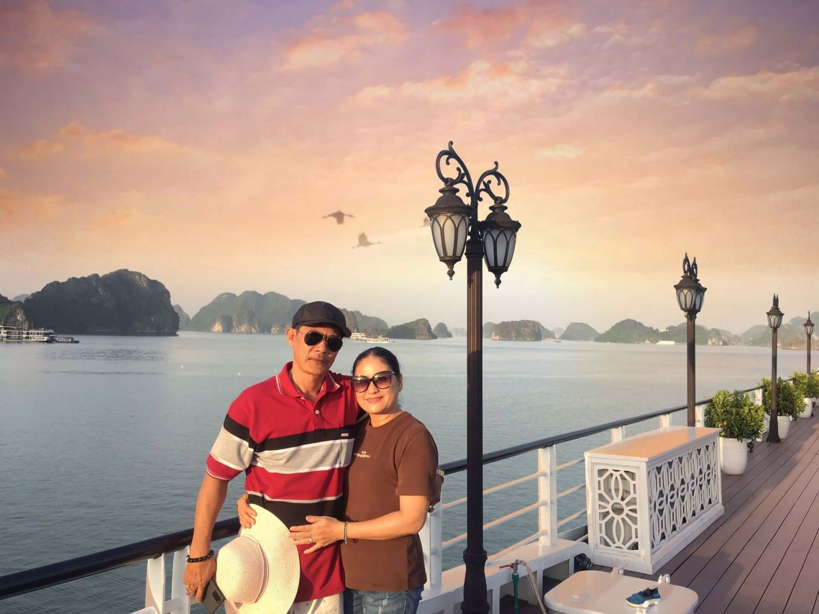 Halong bay on sundeck