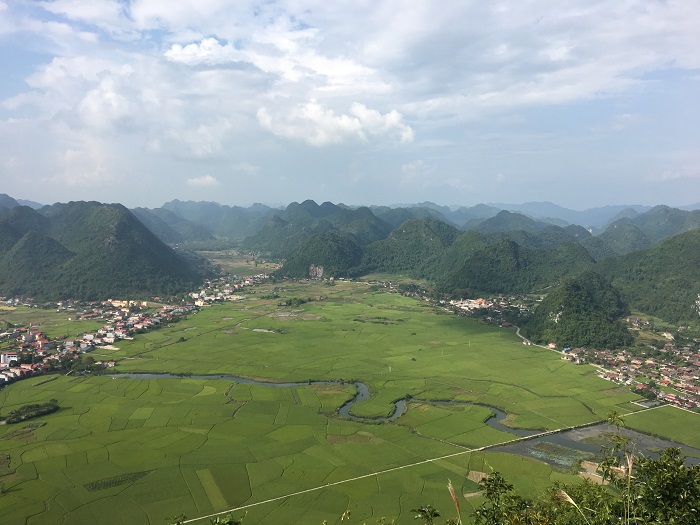Bac Son valley day journey - Na Lay peak view