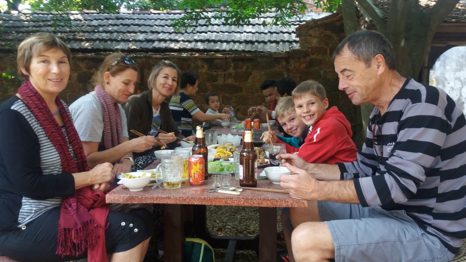 Meal with locals in DuongLam