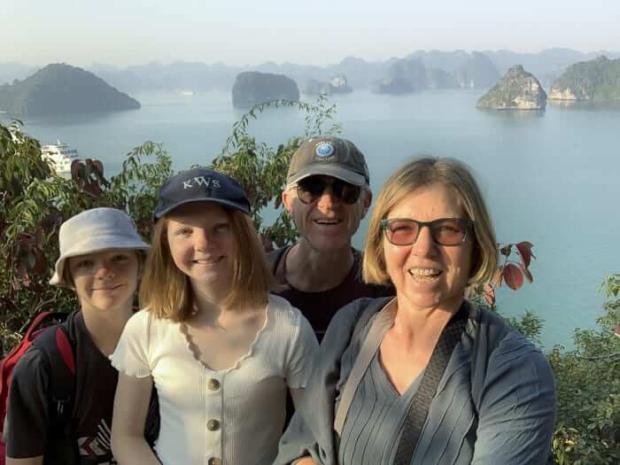 Halong bay with kids