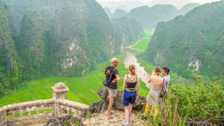 Scenic Ninh Binh Escape : Trang An Boat Ride & Mua Cave Trek