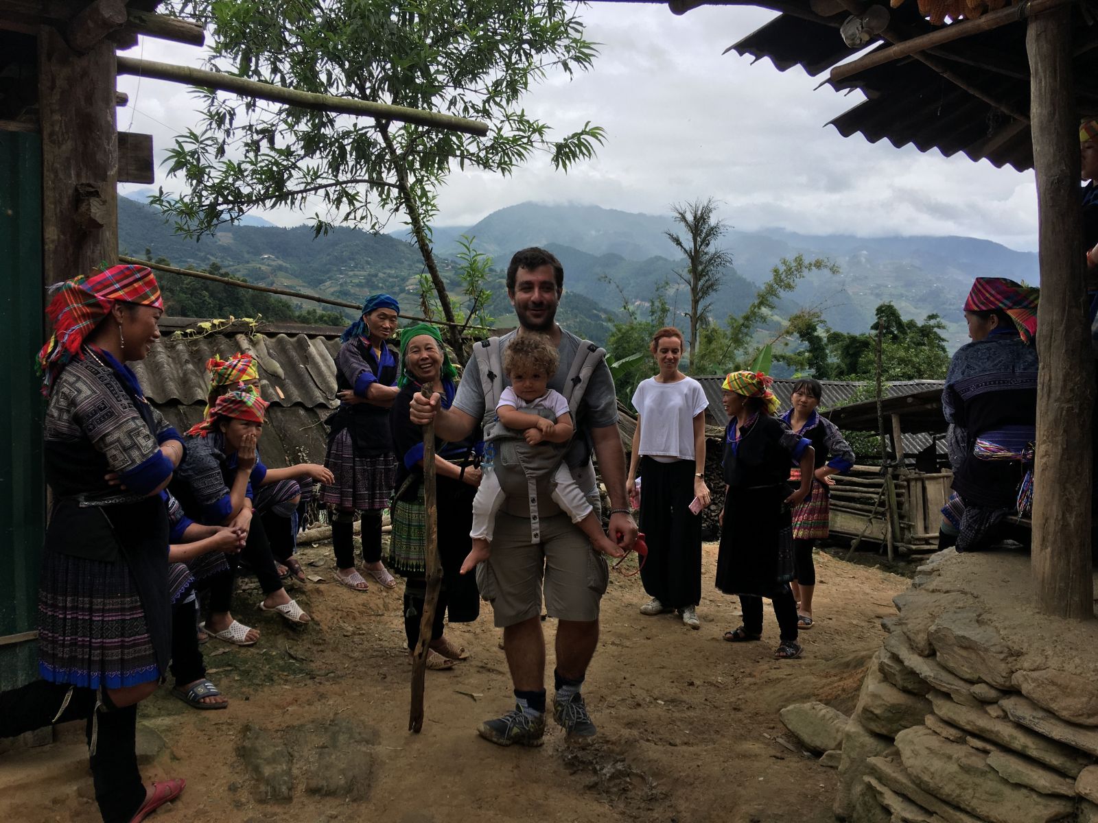 Interact with locals in Lang Hang De village
